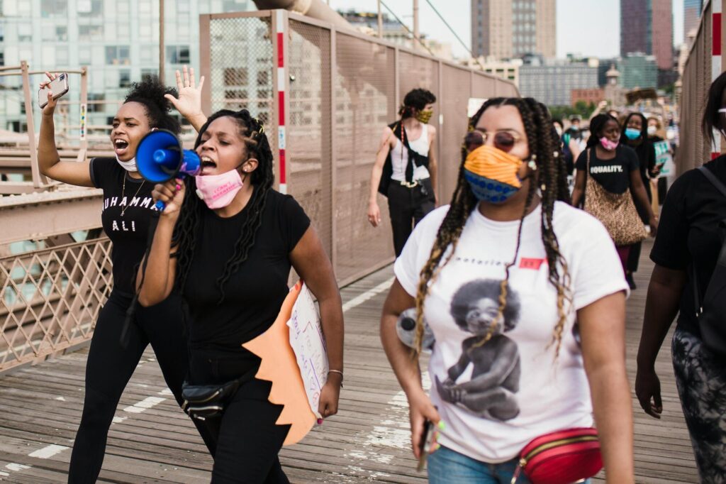 Protest march.